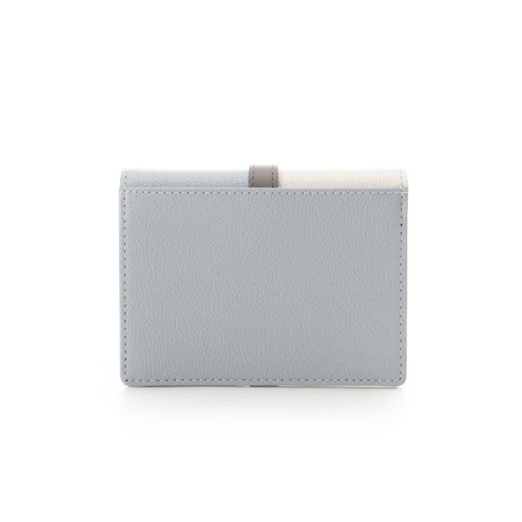 バイカラーフロントベルト 二つ折り財布