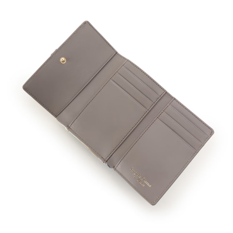 バイカラーフロントベルト 口金折財布