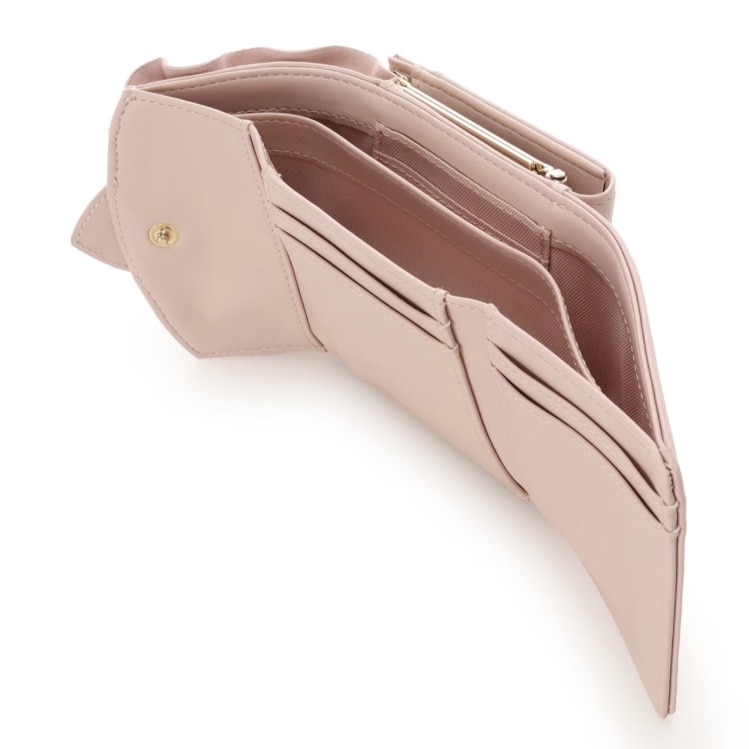 レースハートベルト折財布