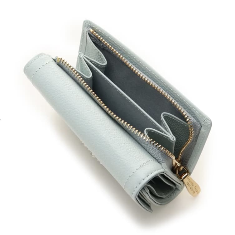 クリアハートビジュー 折財布