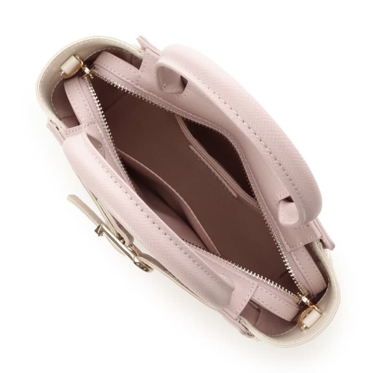 フロントバックルハンドバッグ