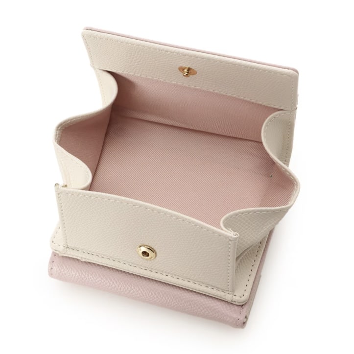 フロントバックル折財布