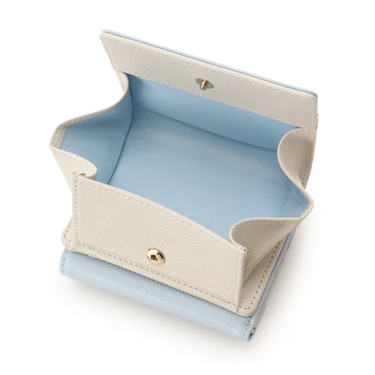 フロントバックル折財布