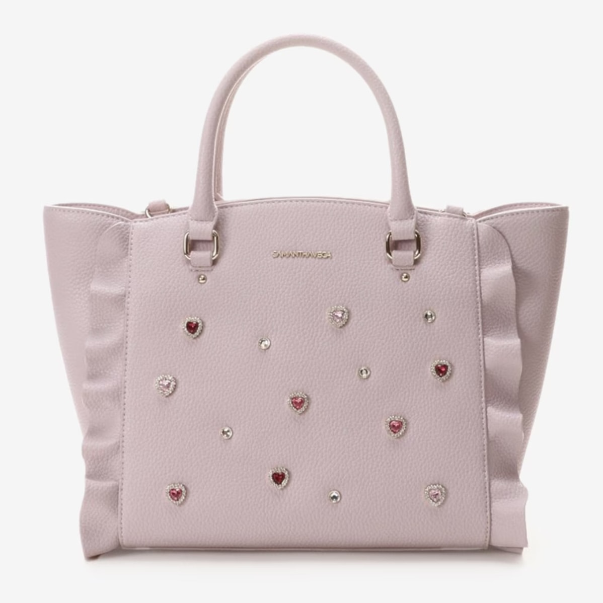 ビジューフラッター(小) ピンク