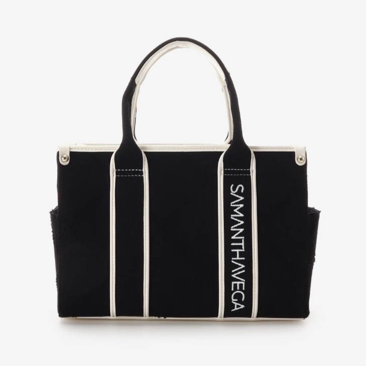 ロゴテープデニムトート（小）