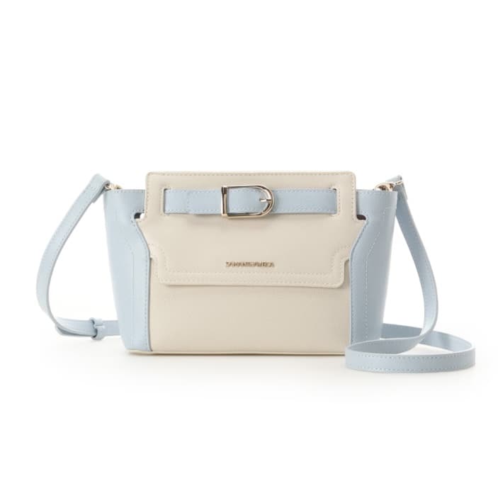 フロントバックルショルダーバッグ