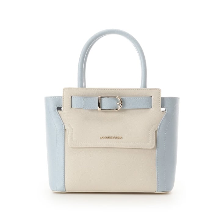 フロントバックルハンドバッグ