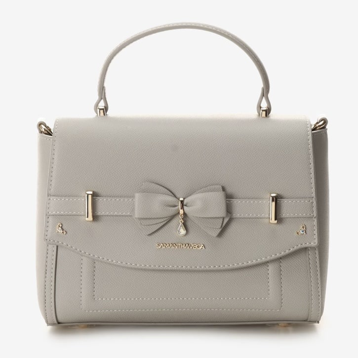 アクセントリボンショルダーバッグ