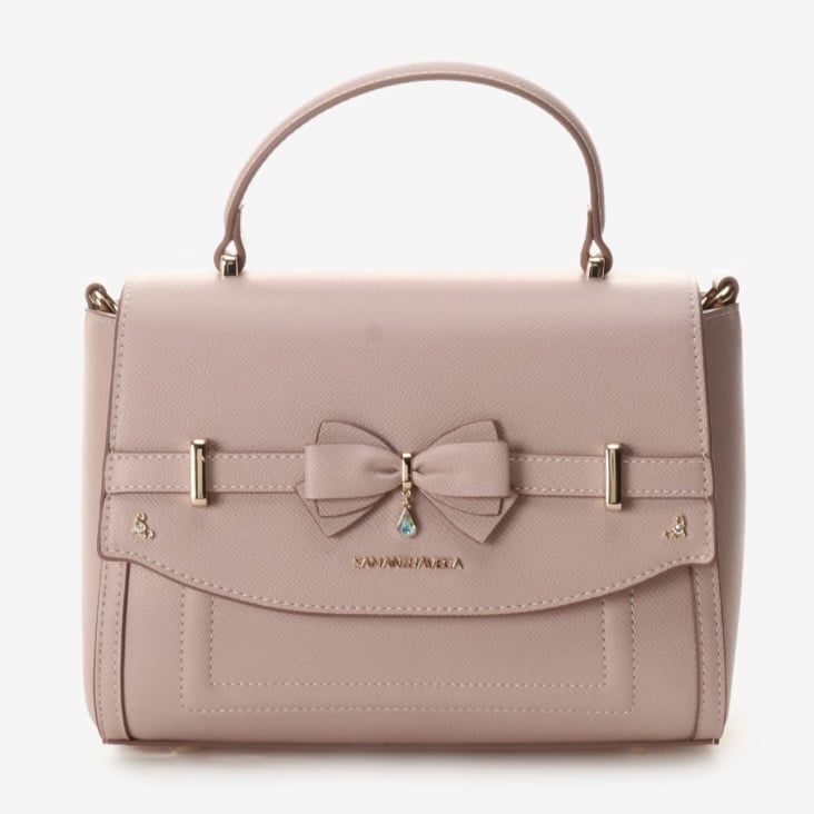 アクセントリボンショルダーバッグ