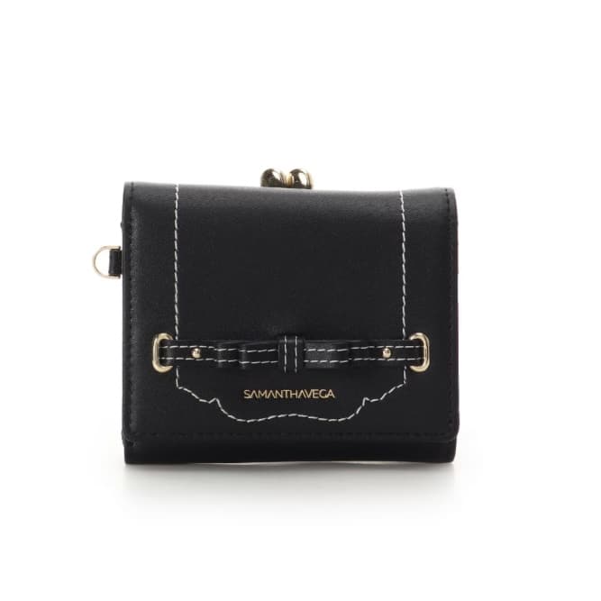 バレッタリボン折財布