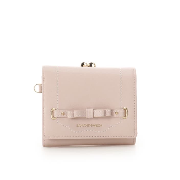 バレッタリボン折財布