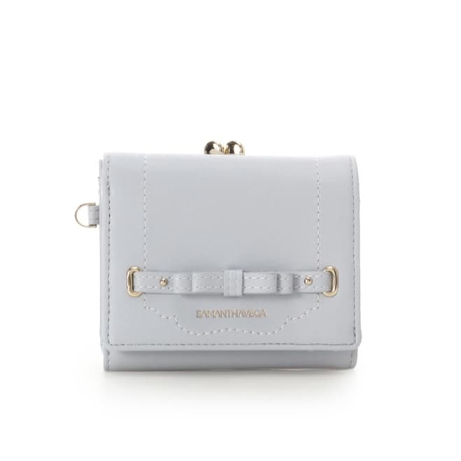 バレッタリボン折財布