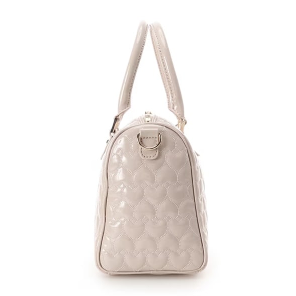 エターナルハートキルトボストンバッグ ピンク