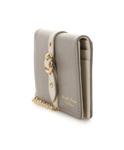 フロントベルト パスケース　グレー