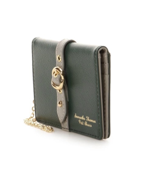 フロントベルト パスケース　グリーン