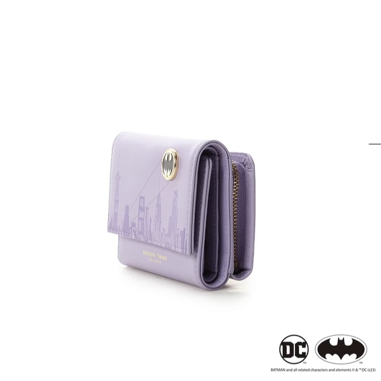 「バットマン」コレクション 折財布　ラベンダー