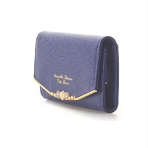 フラワーバー キーケース　ネイビー