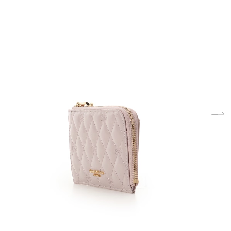 リボンキルト　マルチケース　ピンク