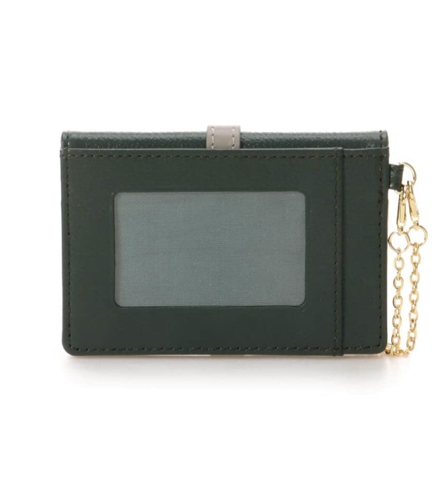 フロントベルト パスケース　グリーン