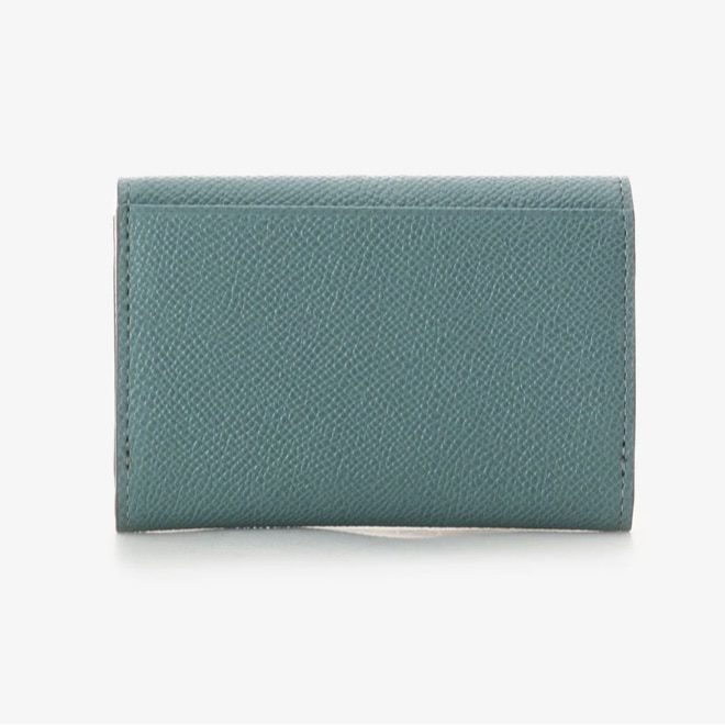 インサイドバイカラー カードケース　グリーン