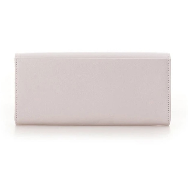  ハートジュエルバー長財布　ピンク