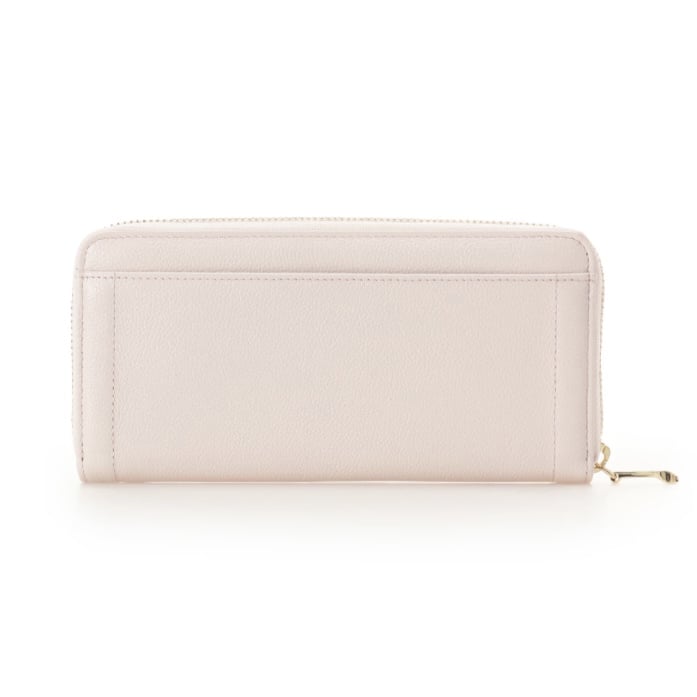 ラメフラワービジュー 長財布　ピンク