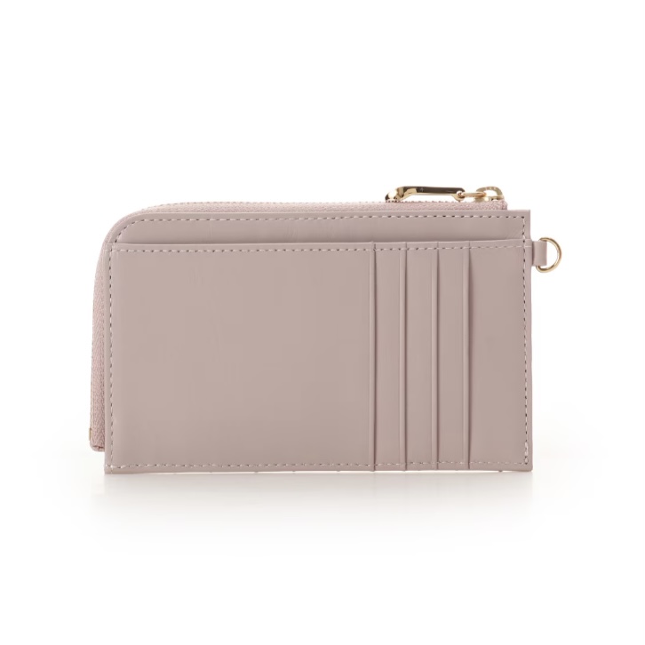 リボンキルト　マルチケース　ピンク