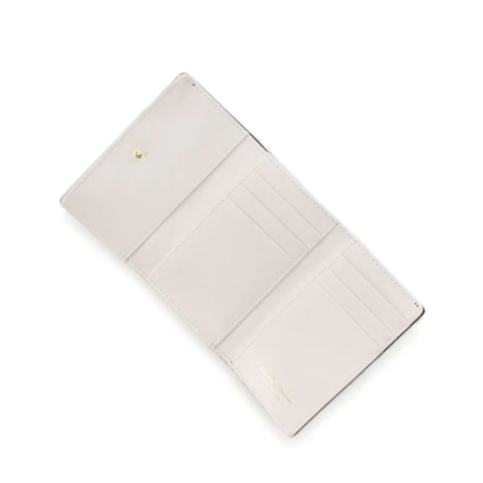  フロントベルト 折財布　ブラック 幅12cm/高さ8.5cm/マチ4cm/重さ169g