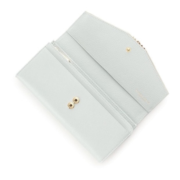 ハートジュエルバー長財布　グリーン