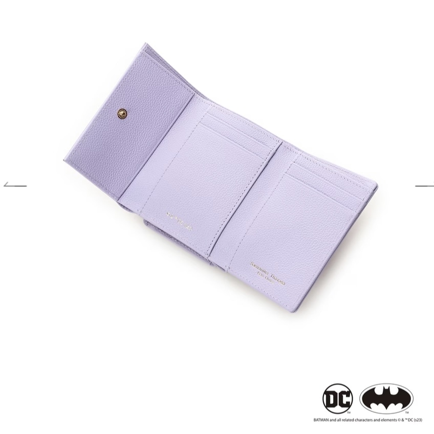 「バットマン」コレクション 折財布　ラベンダー