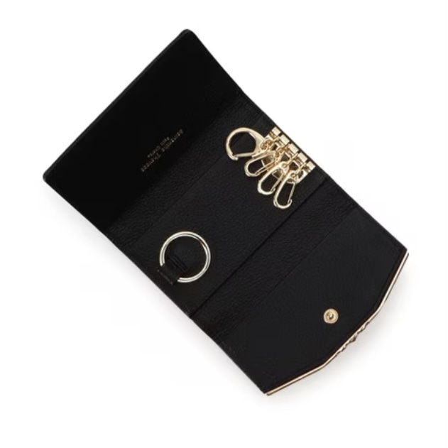 フラワーバー キーケース　ブラック