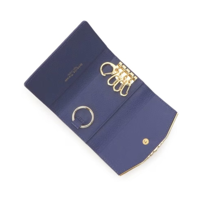 フラワーバー キーケース　ネイビー