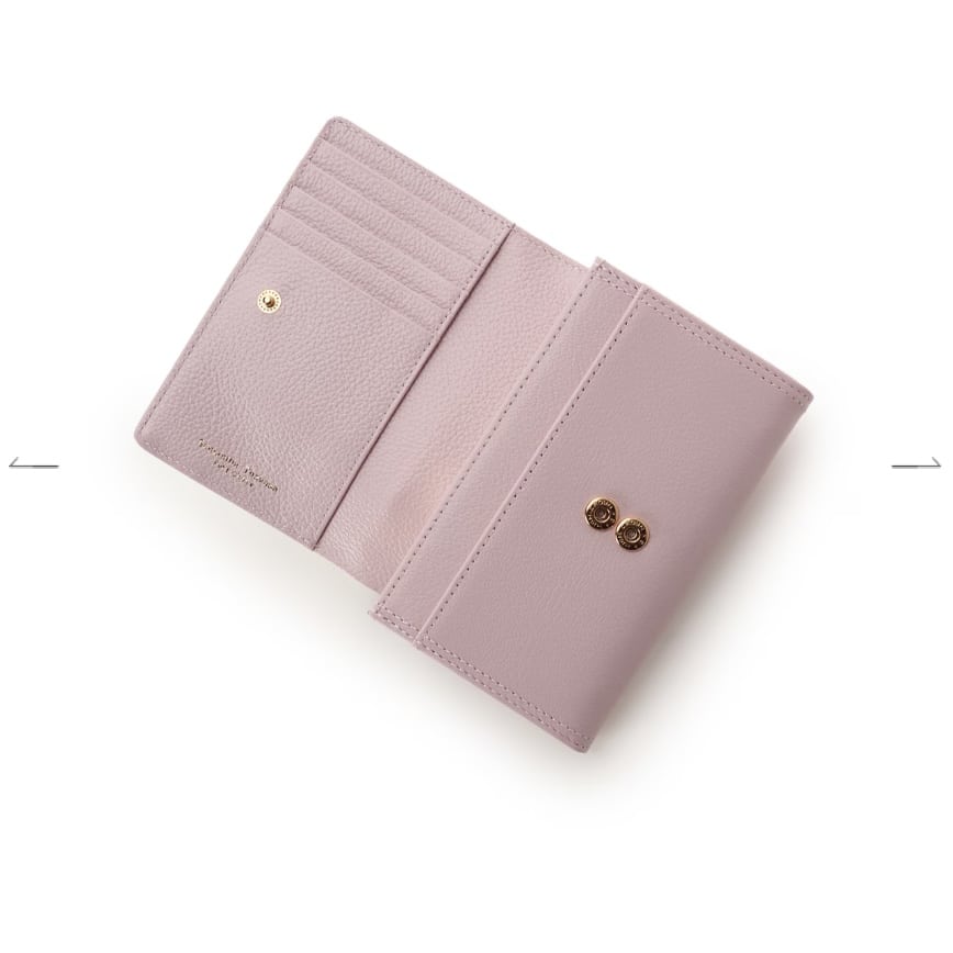 ベルトラッピング 二つ折財布　ピンク