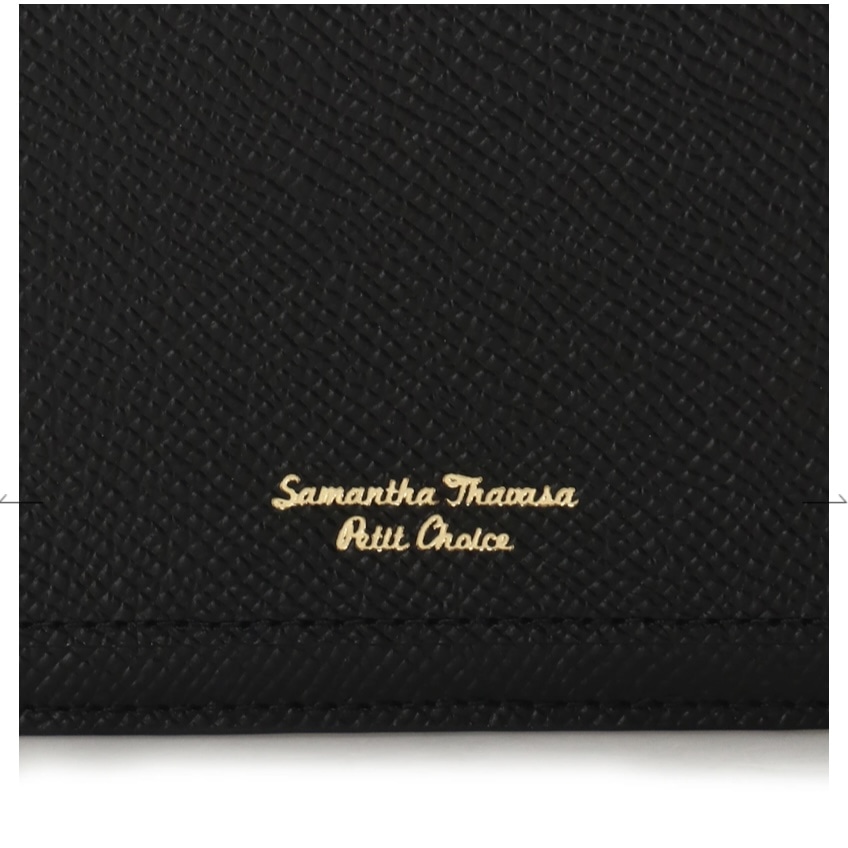 インサイドバイカラー パスケース　ブラック