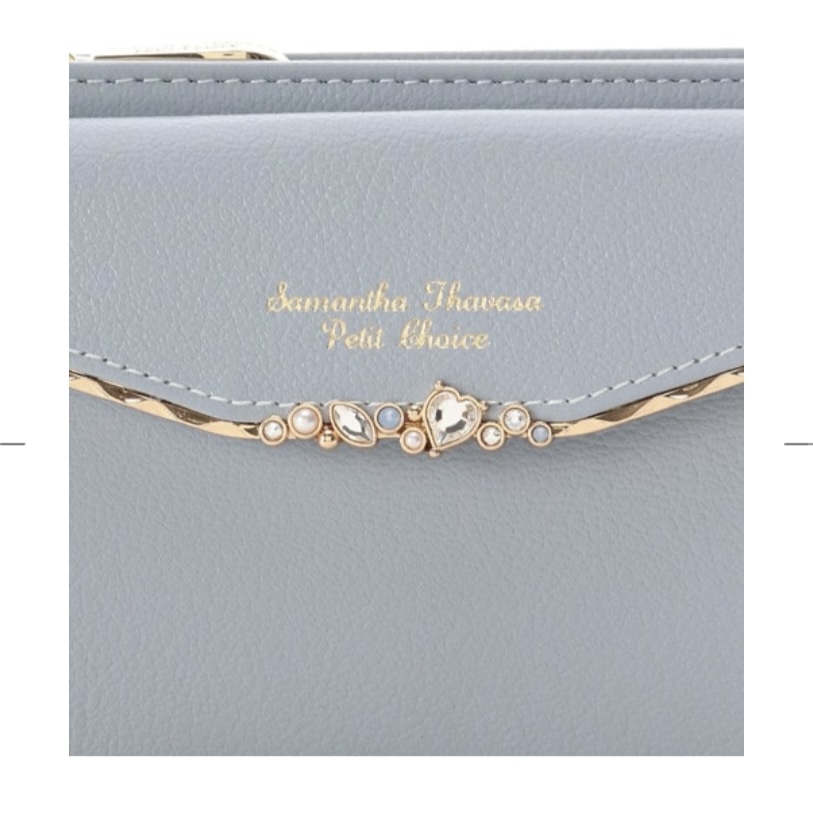 ハートジュエルバーマルチケース　ブルー