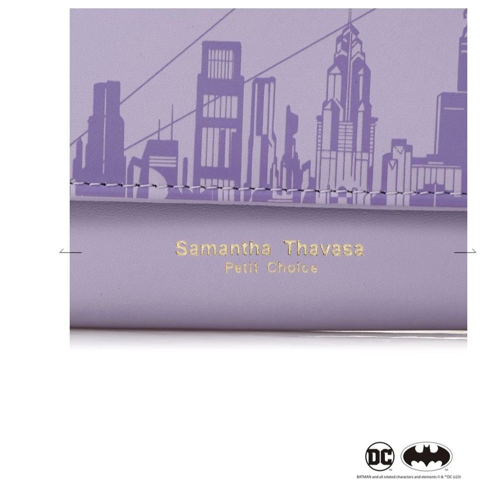 「バットマン」コレクション 折財布　ラベンダー