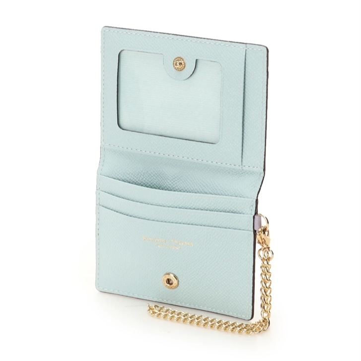 インサイドバイカラー パスケース　パープル