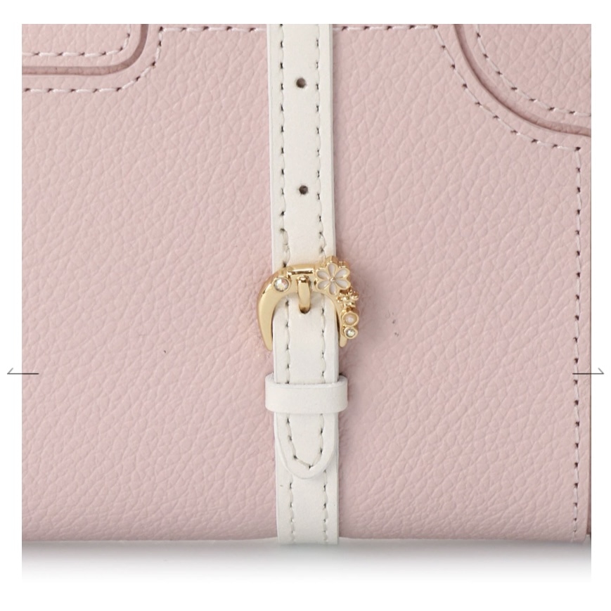 トロッターケースモチーフ 長財布　ピンク