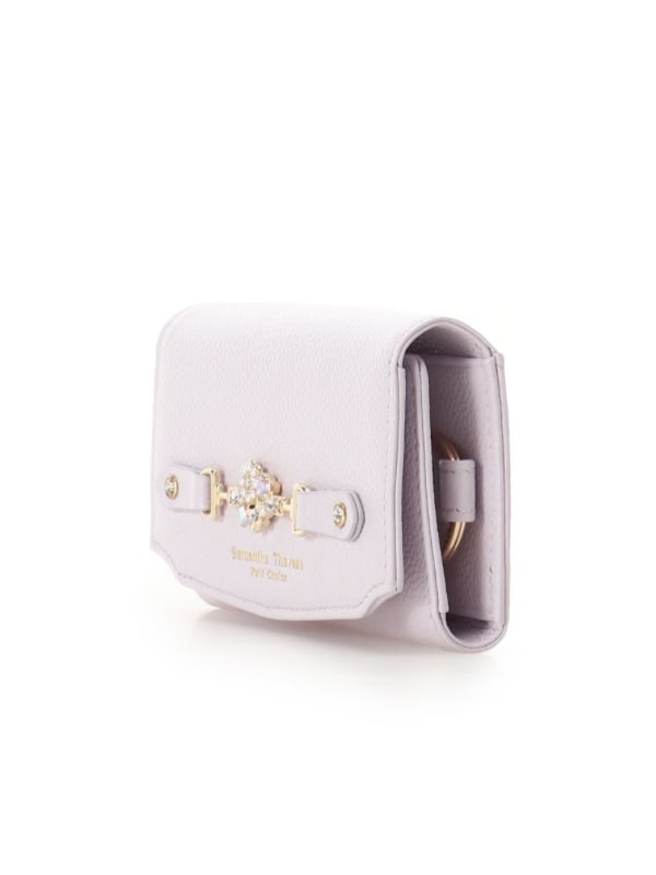 フラワービット キーケース　ラベンダー