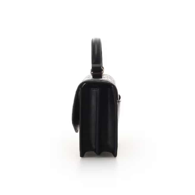 キルティングウォレットショルダー　ブラック