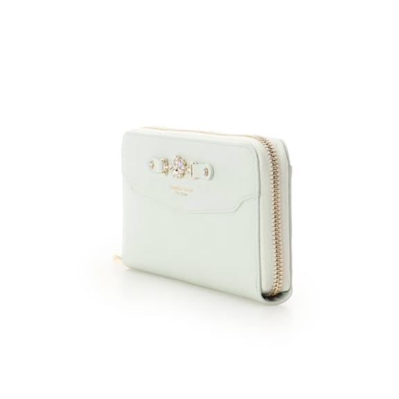 フラワービット 長財布　ミント