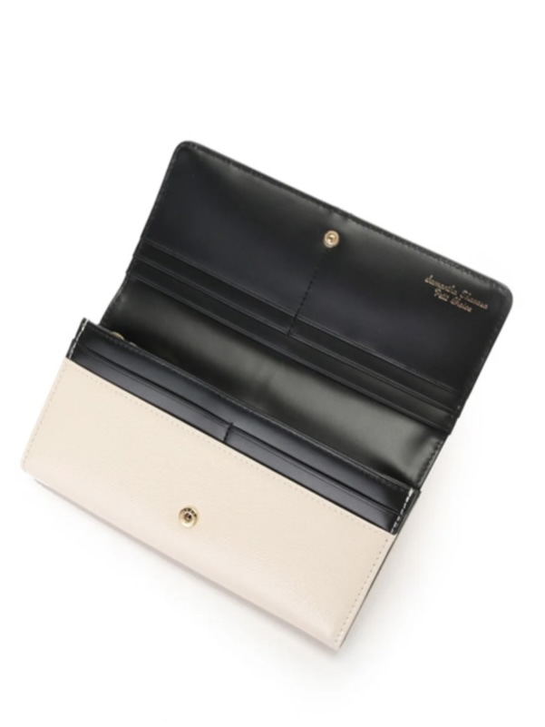 フロントベルト長財布　オフホワイト