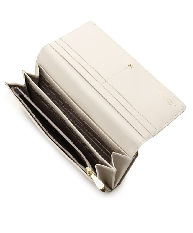 フロントベルト長財布　グレー