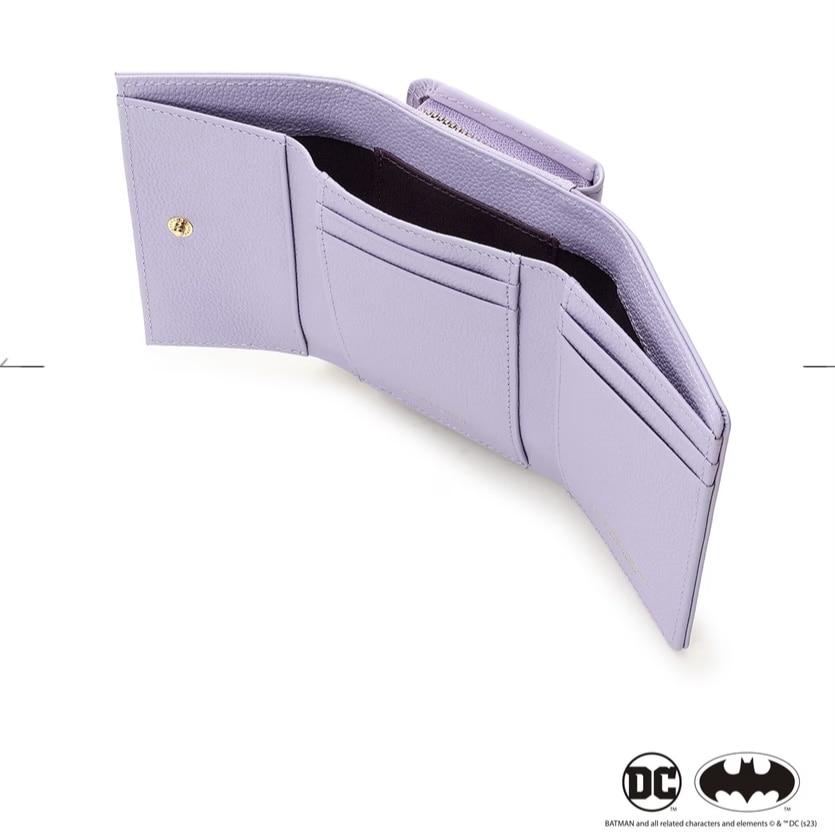 「バットマン」コレクション 折財布　ラベンダー
