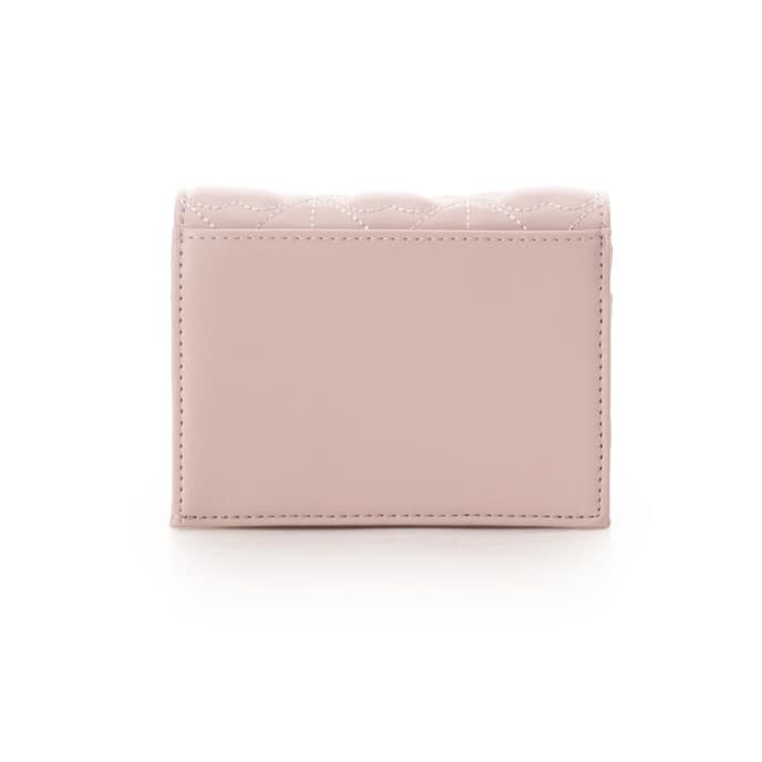 ハートキルト ミニ財布　ピンク