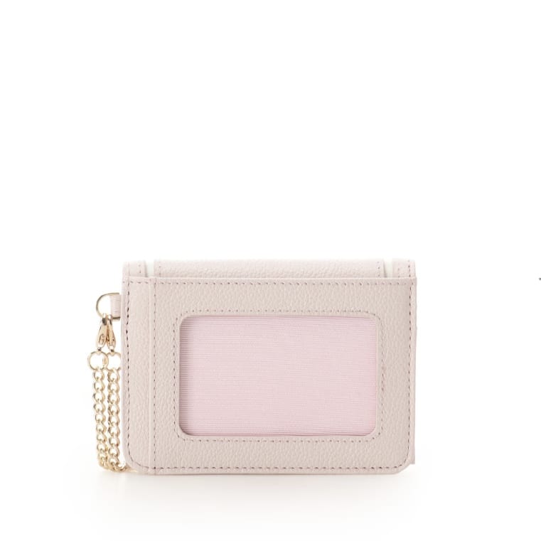 バタフライビジュー パスケース　ピンク