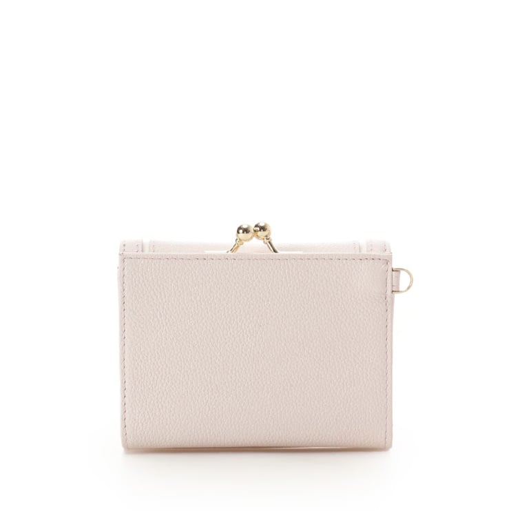 バタフライビジュー 折財布　ピンク