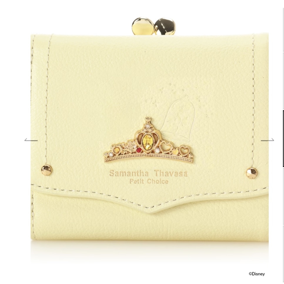 「ディズニープリンセスコレクション」折財布　ベル