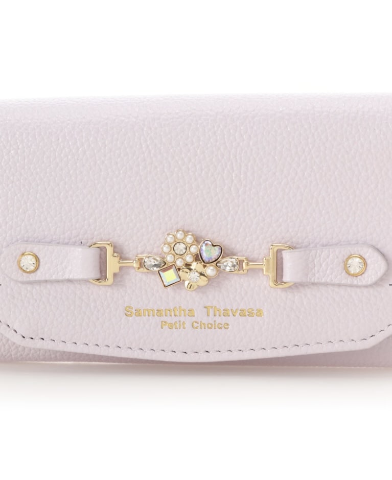 フラワービット キーケース　ラベンダー