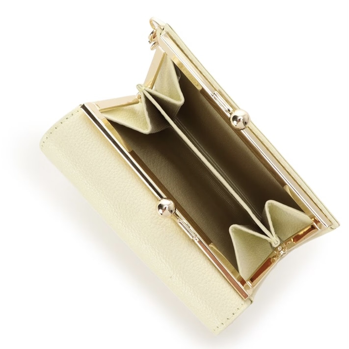 フラワービット 折財布　イエロー